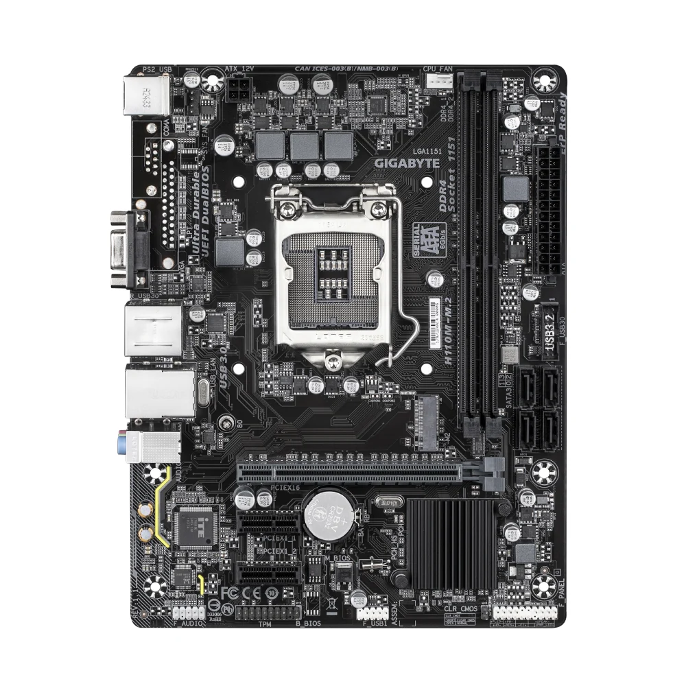 Gigabyte H110M-M.2 DDR4 Motherboard For Intel 6th | 7th Gen view 2